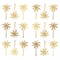 RoomMates Gold Foil Palm Tree Peel & Stick Wall Decals